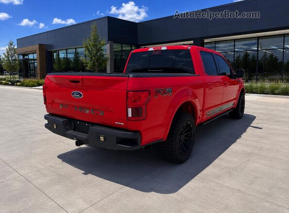 1FTEW1E43KKF31769 2019 FORD F150 Red Vista frontal