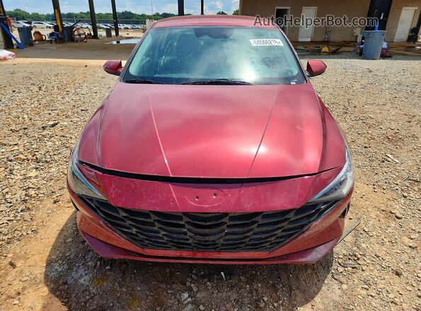 KMHLM4AG2PU630217 2023 HYUNDAI ELANTRA Red Vista trasera