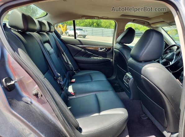 JN1EV7AR0JM441170 2018 INFINITI Q50 Gray უკანა სალონის ხედი