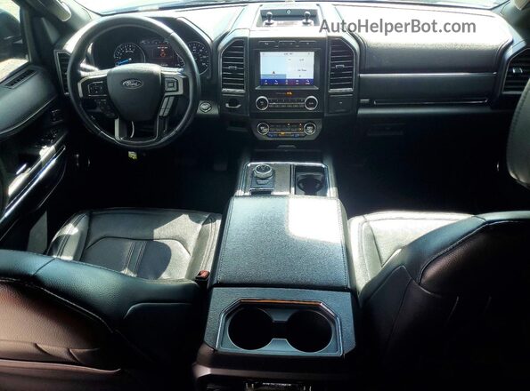 1FMJK1KTXMEA17677 2021 FORD EXPEDITION Black Widok zestawu wskaźników