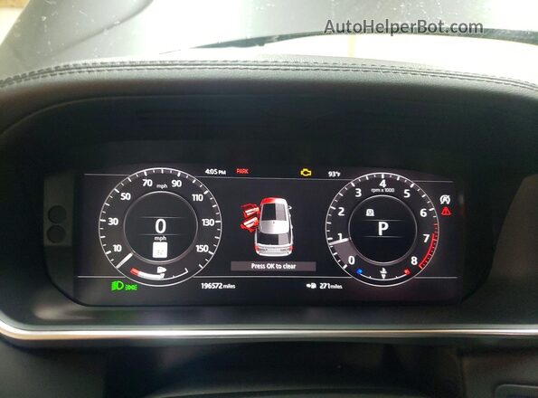 SALGS2SV7JA384697 2018 LAND ROVER RANGE Gray Widok tylnych siedzeń