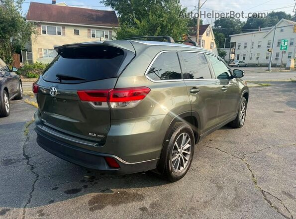 5TDJZRFH2KS968824 2019 TOYOTA HIGHLANDER Green Առջևի աջ