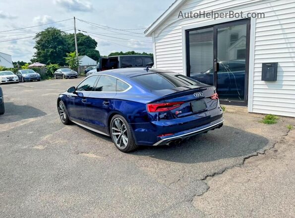 WAUC4CF55JA011381 2018 AUDI OTHER Blue Tył prawy