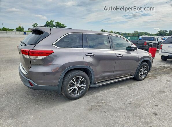 5TDZARFH9HS023291 2017 TOYOTA HIGHLANDER Gray Przód prawy