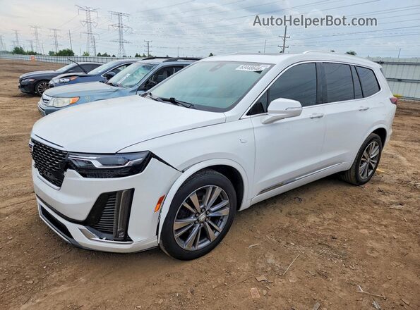1GYKPCRS6MZ179201 2021 CADILLAC XT6 White Trasero izquierdo