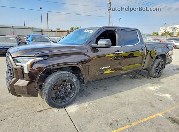 5TFJA5EC6NX001234 2022 TOYOTA TUNDRA Brown Задня ліва чверть