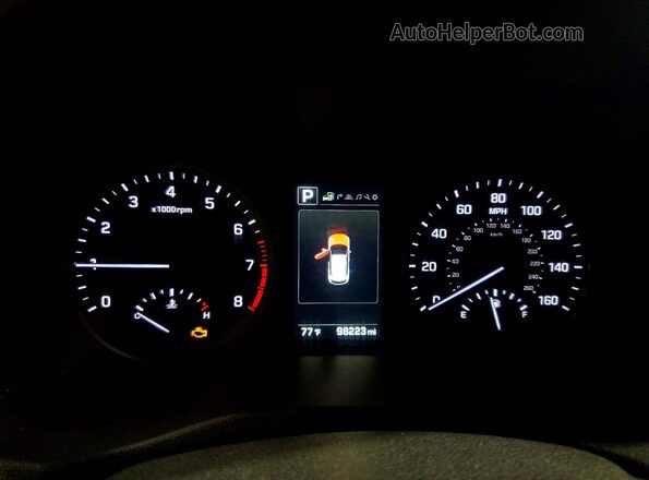 KM8J3CA21GU137542 2016 HYUNDAI TUCSON Коричневый Вид задних сидений