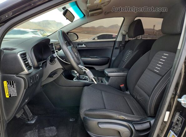 KNDPM3AC7J7329641 2018 KIA SPORTAGE Black წინა პანელის ხედი