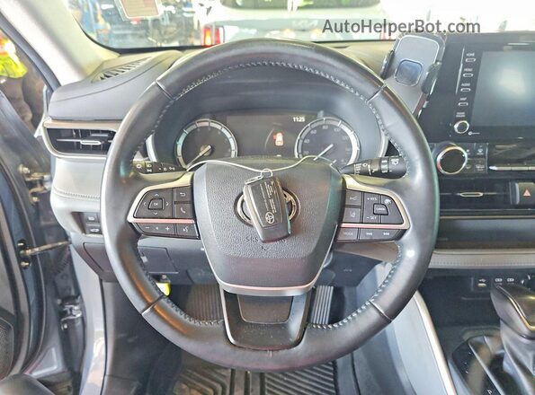 5TDHZRBHXNS241293 2022 TOYOTA HIGHLANDER Синий Вид задних сидений