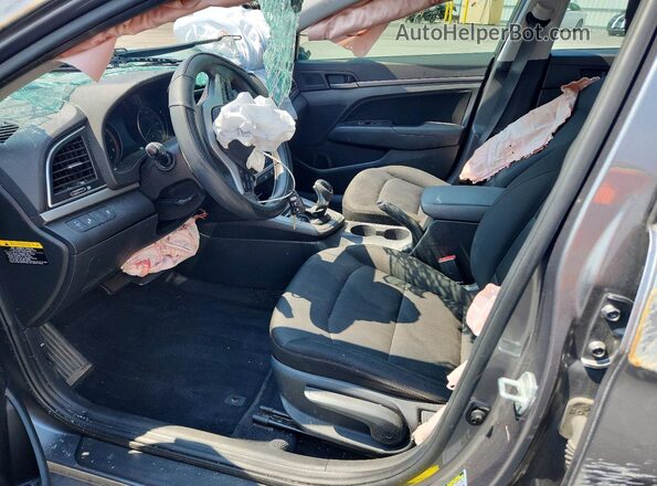 5NPD84LF1JH280730 2018 HYUNDAI ELANTRA Серый Вид панели приборов