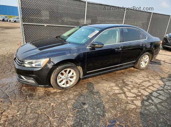 1VWAT7A30HC042723 2017 VOLKSWAGEN PASSAT Black Tył lewy