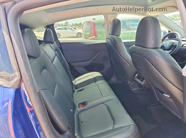 7SAYGDEE6PA148160 2023 TESLA MODEL Blue Vista del compartimento del motor