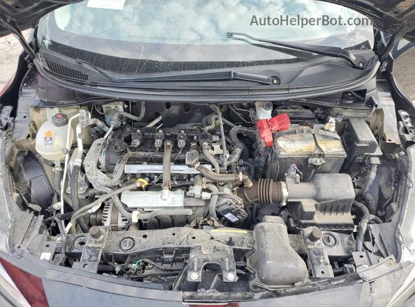3N1CN8FV8SL833358 2025 NISSAN VERSA Black ძრავის განყოფილების ხედი