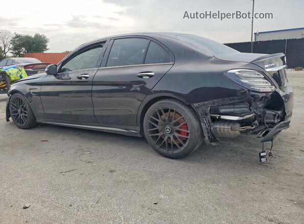 55SWF8HB1GU102365 2016 MERCEDES-BENZ C Black Tył prawy