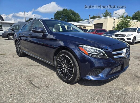 WDDWF8EB2LR526086 2020 MERCEDES-BENZ C-CLASS Blue უკანა მარცხენა