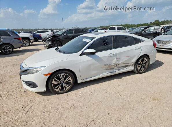 2HGFC1F78HH645855 2017 HONDA CIVIC White Trasero izquierdo