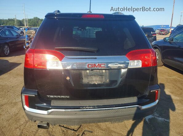 2GKALPEK8H6245862 2017 GMC TERRAIN Black Вид салону спереду
