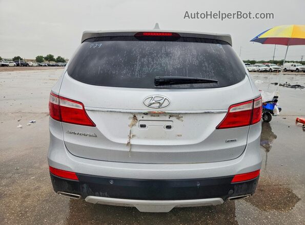 KM8SR4HF8GU134428 2016 HYUNDAI SANTA Silver Вид салону спереду