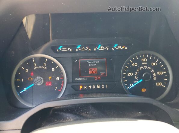 1FTEW1CP5GKD22148 2016 FORD F150 Gray Vista de los asientos traseros