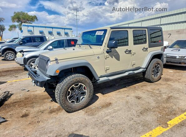 1C4BJWDG9HL686324 2017 JEEP WRANGLER Tan უკანა მარცხენა