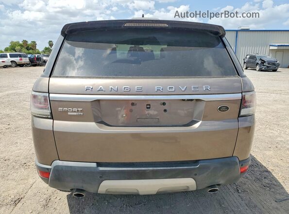 SALWR2PF9GA106272 2016 LAND ROVER RANGE Желто-коричневый Вид салона спереди