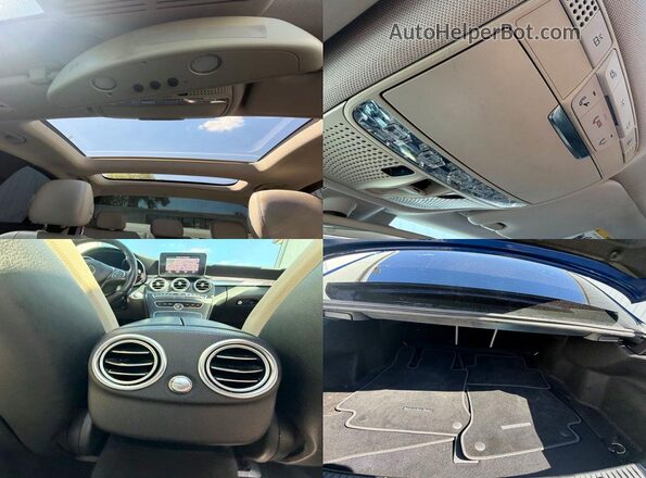 55SWF4KB7HU192124 2017 MERCEDES-BENZ C-CLASS Blue 