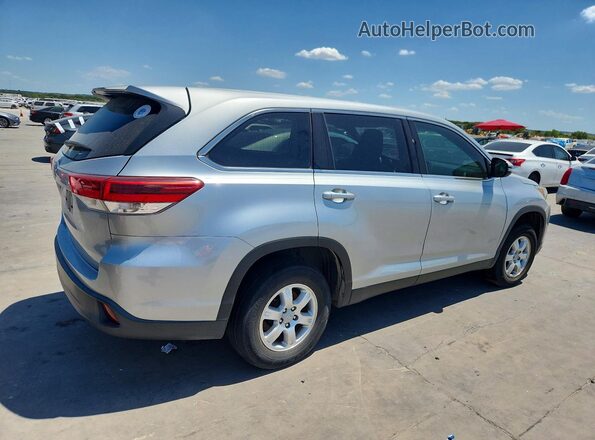 5TDZZRFH8KS295685 2019 TOYOTA HIGHLANDER Silver Передня права чверть