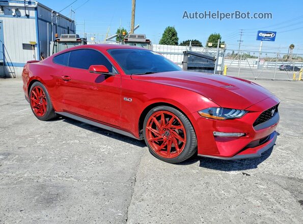 1FA6P8CF0L5146609 2020 FORD MUSTANG Red წინა ხედი