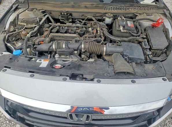 1HGCV1F19KA010979 2019 HONDA ACCORD Silver Widok komory silnika