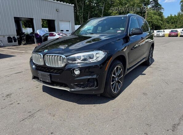 5UXKR0C34H0V74261 2017 BMW X5 Black Rear left