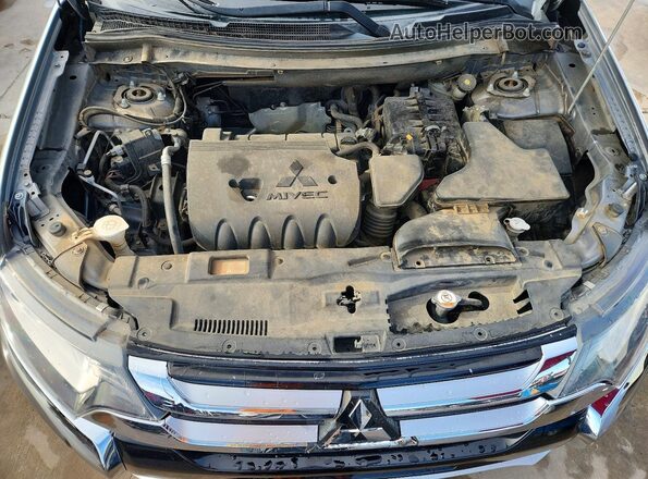 JA4AD2A38JJ003814 2018 MITSUBISHI OUTLANDER Gray VIN კოდის სტიკერის ხედი