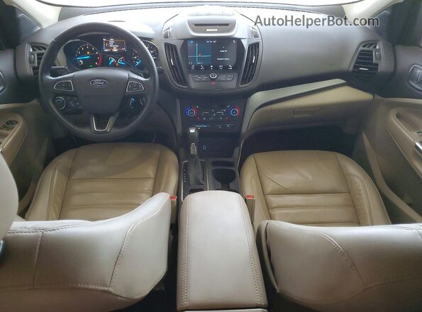 1FMCU0G98HUE72081 2017 FORD ESCAPE Red Вид щитка приладів