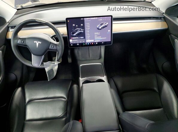 5YJYGAEEXMF188395 2021 TESLA MODEL Угольный Вид щитка приборов