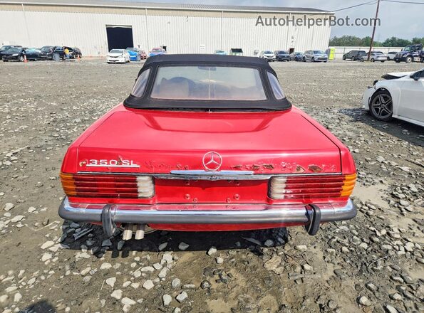 10704412003659 1972 MERCEDES-BENZ SL-CLASS Red Вид салону спереду