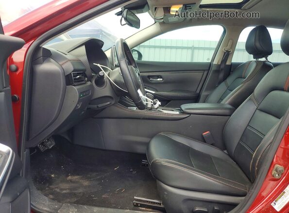 3N1AB8DV9MY307880 2021 NISSAN SENTRA Red Vista del salpicadero