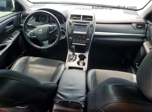 4T1BF1FK5HU637830 2017 TOYOTA CAMRY Black Вид щитка приладів