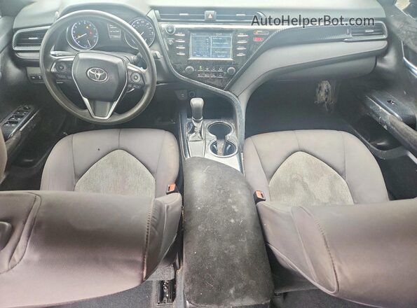 4T1B11HK6JU017604 2018 TOYOTA CAMRY Серый Вид щитка приборов