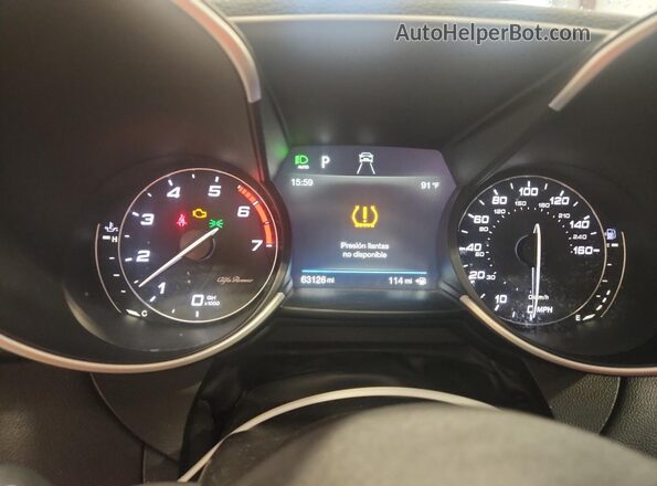 ZARFAEEN4J7579825 2018 ALFA ROMEO GIULIA Blue Вид задніх сидінь