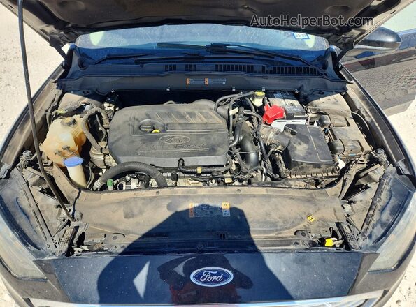 3FA6P0HD5JR176482 2018 FORD FUSION Black ძრავის განყოფილების ხედი