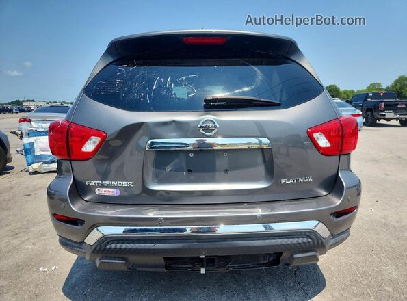 5N1DR2MN4JC611184 2018 NISSAN PATHFINDER Silver Front interior view