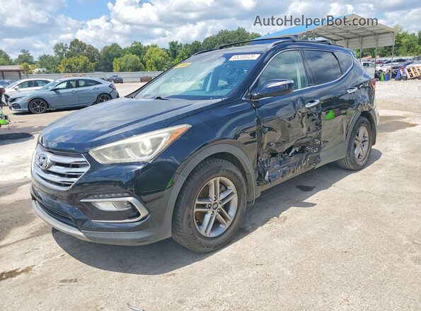 5XYZU3LB9JG534460 2018 HYUNDAI SANTA FE Black Հետևի ձախ