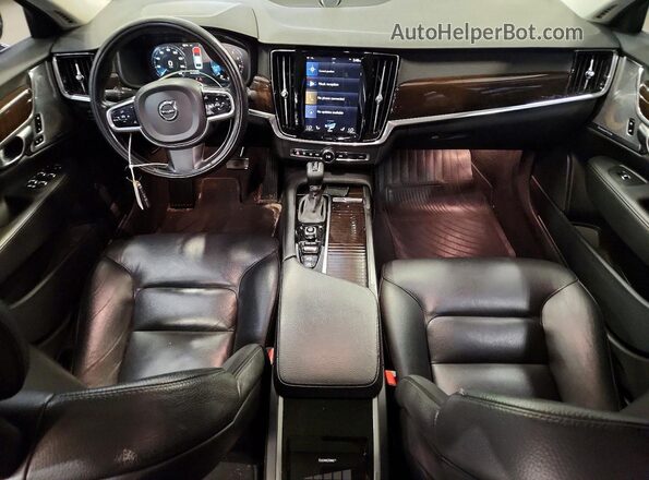 LVY102MKXJP056962 2018 VOLVO S90 Black Vista del cuadro de instrumentos