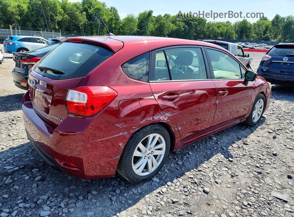 JF1GPAB61G8223540 2016 SUBARU IMPREZA Red Delantero derecho