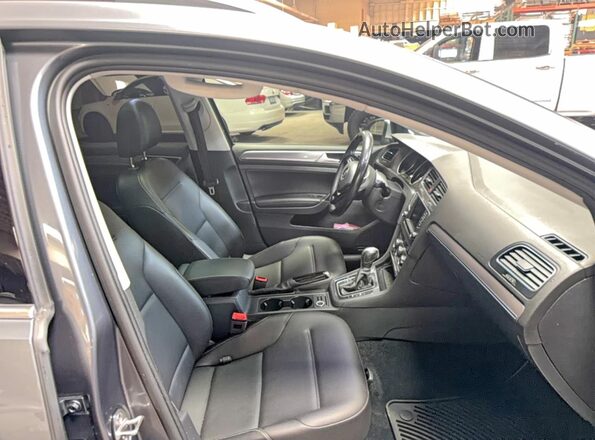 3VWH17AU3HM538840 2017 VOLKSWAGEN GOLF Gray Вид ззаду