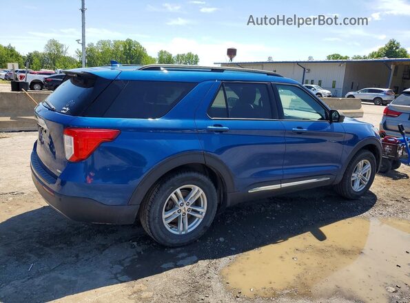 1FMSK8DHXLGA75104 2020 FORD EXPLORER Blue Առջևի աջ