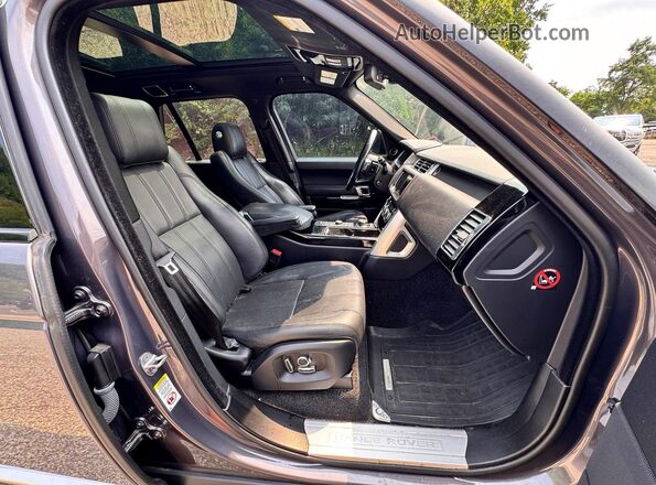SALGS2EF5GA296356 2016 LAND ROVER RANGE ROVER Серый Вид сзади