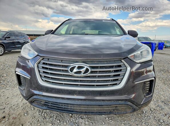 KM8SMDHF6HU220157 2017 HYUNDAI SANTA FE Brown Widok z tyłu