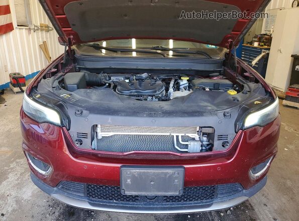 1C4PJMDX4KD158363 2019 JEEP CHEROKEE Red VIN կոդի պիտակի տեսք