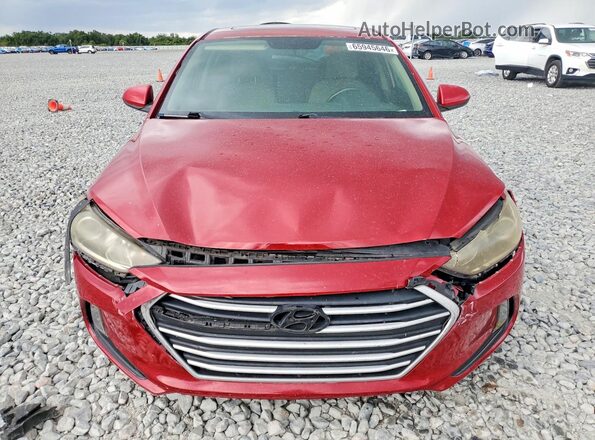 KMHD84LF4JU575872 2018 HYUNDAI ELANTRA Red Vista trasera