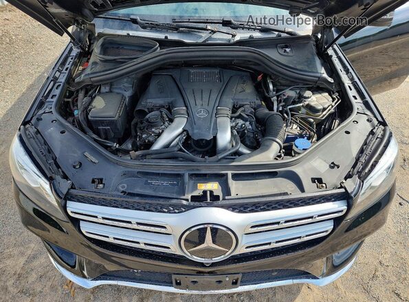 4JGDF7DE6HA887846 2017 MERCEDES-BENZ GLS-CLASS Black Widok naklejki z numerem VIN